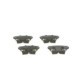 Set placute frana Spate BOSCH pentru CHRYSLER 300C, DODGE CHALLENGER, CHARGER, LANCIA THEMA 57.6mm x 101.3mm x 18.0mm
