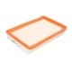 Filtru aer KOREA pentru FORD FIESTA/HATCHBACK, HYUNDAI COUPE I, II, ELANTRA III, TIBURON, KIA CERATO I, MAZDA 626 III 1.6-2.7 01.90-12.09 40x155x255 mm