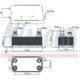 Radiator racire ulei cutie de viteze automata NISSENS pentru MERCEDES C CLS E SLC SLK 143mm x 73mm x 49mm x 174mm