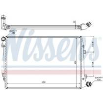 Radiator, racire motor NISSENS