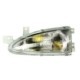 Far DEPO Lampa frontala Stanga H4 electric fara motoras cromat pentru HYUNDAI ACCENT ACCENT I