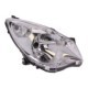 Far Dreapta DEPO Lampa Frontala H4 Electric Cu Motor Reglaj LWR OPEL AGILA Transparent P43t