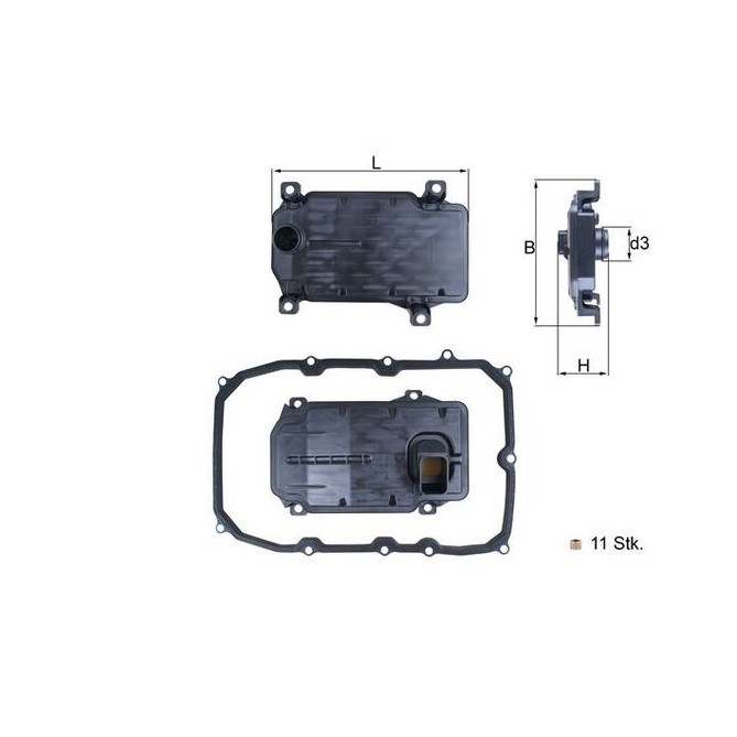 Filtru hidraulic, cutie de viteze automata KNECHT
