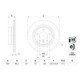 Disc frana BOSCH Spate Dreapta/Stanga 300.0 mm, 66.2 mm, 20.0 mm, 75.0 mm pentru BMW 1 (E81, E87), 2 (F23), 3 (E90, E91, E92, E93, F30, F80)