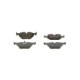 Set placute frana spate BOSCH pentru BMW 3 (E36), Z3 (E36), MG MG X-POWER 1.6-4.6, inaltime 44.9 mm, latime 123.0 mm, grosime 17.0 mm
