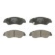 Set placute frana fata BOSCH pentru KIA RETONA, SPORTAGE 2.0/2.0D 04.94-08.03, Inaltime 52.4 mm, Latime 149.1 mm, Grosime 15.6 mm
