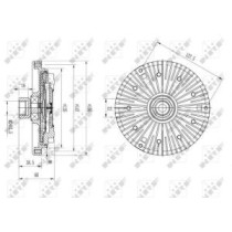 Cupla, ventilator radiator NRF