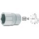 Tubulara de impact HAZET 1/2" Hexagonal 14 mm lungime 38 mm moletat cromat lustruit