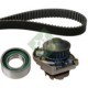 Set pompa apa + curea dintata INA pentru FIAT DOBLO, FIORINO, GRANDE PUNTO, PALIO, PANDA, PUNTO 1.2-1.4CNG 09.93