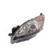 Far DEPO Lampa frontala Stanga H11/HB3 electric fara motoras cromat galben compatibil MAZDA 3