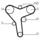 Curea de distributie CONTITECH pentru LEXUS ES, RX; TOYOTA AVALON, CAMRY, HARRIER, HIGHLANDER, PREVIA II, SIENNA 3.0/3.3/3.3H 09.91-