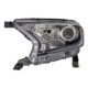 Far DEPO Lampa frontala Stanga H11/H15/PY21W/W5W electric mecanic fara motoras negru pentru FORD RANGER 03.15