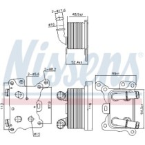 Radiator ulei, ulei motor NISSENS