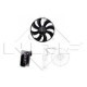 Ventilator radiator NRF SEAT CORDOBA IBIZA III SKODA FABIA I II ROOMSTER VW FOX POLO 390 mm 12 V 250 W 8 palete
