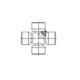 Articulatie cardan GKN Crucea arborelui de antrenare 30,2mm x 106,3mm IVECO DAILY II III RVI B MITSUBISHI CANTER V VI 2.3D-4.9D