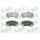 Set placute frana fata LPR pentru MAZDA 6 1.8-2.3 01.02-02.08, inaltime 59.5 mm, latime 132.0 mm, grosime 18.5 mm