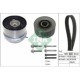 Set curea de distributie INA pentru ALFA ROMEO 159, CHEVROLET AVEO, FIAT CROMA, OPEL ASTRA G, 24.0 mm, 146 dinti