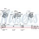 Turbocompresor NISSENS cu set de garnituri pentru CHEVROLET CORSA, OPEL ASTRA G, H, COMBO 1.7D 02.00-