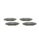 Set placute frana fata BOSCH pentru LEXUS NX, RX; TOYOTA HIGHLANDER, RAV 4 IV 2.0-3.5H 05.07, inaltime 59.5 mm, latime 166.7 mm, grosime 17.6 mm