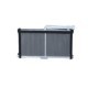 Schimbator caldura, incalzire habitaclu NRF AUDI A6 Incalzitor 05.04- 296 mm x 144 mm x 27 mm aluminiu