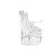 Incuietoare usa fata stanga OE SKODA pentru SEAT AROSA, SKODA FABIA II, OCTAVIA II, VW LUPO I 05.97-12.14