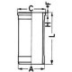 Cămaşă cilindru KOLBENSCHMIDT KS maneca 100.0 MWM-RVI (D227_4 / 6, D327_2-4) Diametru interior 100.0 mm, Diametru exterior 112.95 mm, Lungime 213.0 mm
