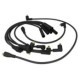 Set cablaj aprinder NGK Ford Granada 2.8 V6 (Lucas) 77-85, 8 fire, negru, lungimi 47 cm, 52 cm, 57 cm, 62 cm, 67 cm, 87 cm