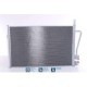 Condensator climatizare NISSENS 1146195 răcire radiator Ford Fusion 1.4 TDCi 2002/04, aluminiu, 361 mm înălțime, 580 mm lățime, 16 mm grosime