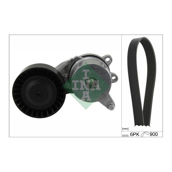 Set curea transmisie cu caneluri INA