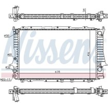 Radiator, racire motor NISSENS