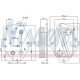 Radiator ulei NISSENS pentru ALFA ROMEO MITO, FIAT 500, 500 C, 500L, PANDA, PUNTO, LANCIA YPSILON 0.9-1.0H 09.09, dimensiuni 115x71x24 mm