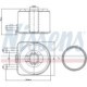 Radiator ulei, ulei motor NISSENS PEUGEOT BOXER 2.0 HDi Diesel M - A / A, dimensiuni 132.0 mm x 97.0 mm x 69.0 mm