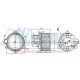 Ventilator habitaclu NISSENS pentru FIAT BRAVO II, STILO 1.2-2.4, diametru 150 mm, tensiune 12 V, putere 252 W