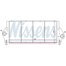 Intercooler, compresor NISSENS
