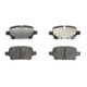 Set placute frana spate BOSCH pentru CHEVROLET VOLT, OPEL INSIGNIA B, 46.3 mm inaltime, 106.5 mm latime, 16.9 mm grosime