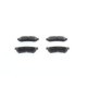 Set placute frana spate BOSCH pentru CHEVROLET LACETTI, NUBIRA 1.4-2.0D, inaltime 38.7 mm, latime 104.0 mm, grosime 14.6 mm