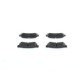 Set placute frana spate BOSCH pentru CHEVROLET LACETTI, NUBIRA 1.4-2.0D, inaltime 38.7 mm, latime 104.0 mm, grosime 14.6 mm