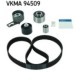 Set curea de distributie SKF pentru HYUNDAI TERRACAN, KIA BONGO, CARNIVAL I, II, III, K2900 2.9D, 152 dinti, latime 30.0 mm