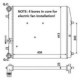 Radiator motor NRF pentru SEAT CORDOBA, IBIZA III-IV, TOLEDO IV, SKODA FABIA I-II, dimensiuni 415 mm x 430 mm x 23 mm