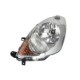 Far TYC Lampa frontala Stanga H4 electric fara motoras culoare insert cromat culoare semnalizator galben NISSAN NAVARA NP300 NOTE 01.06-