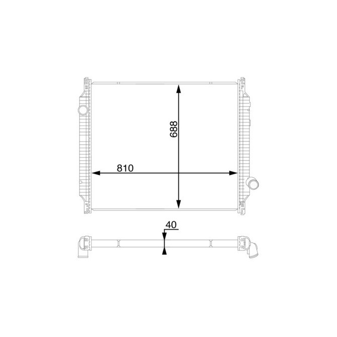 Radiator, racire motor MAHLE