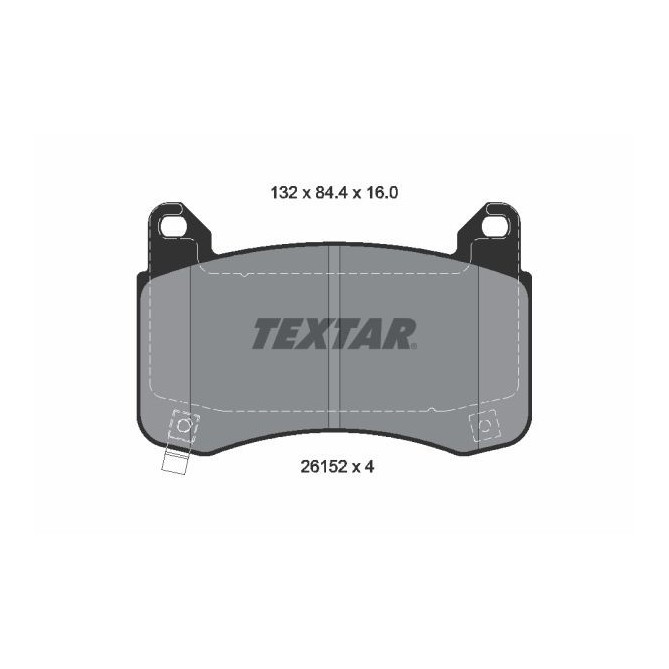 Set placute frana,frana disc TEXTAR