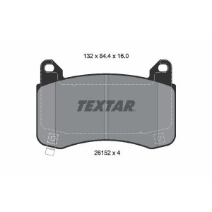 Set placute frana,frana disc TEXTAR