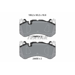 Set placute frana,frana disc TEXTAR