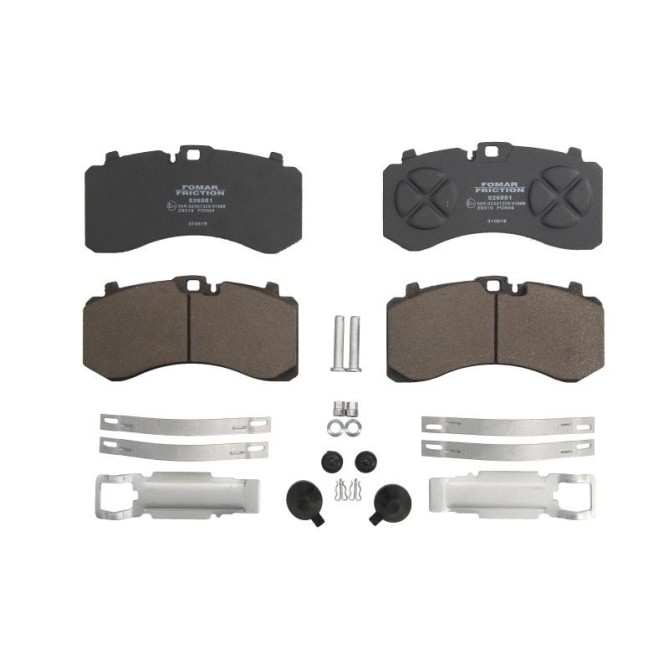 Set placute frana,frana disc ROULUNDS