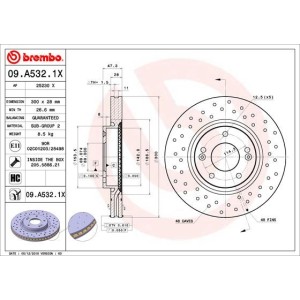 Disc frana BREMBO