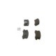 Set placute frana spate BOSCH pentru CHRYSLER 200, SEBRING, CITROEN C4 AIRCROSS, DODGE CALIBER, JEEP COMPASS, MITSUBISHI ASX, 44.8mm x 91.1mm x 13.2mm