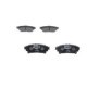 Set placute frana spate BOSCH pentru LEXUS GS, RC; TOYOTA MIRAI, PRIUS PLUS 1.8H-Electric 05.11, dimensiuni 45.6mm x 115.7mm x 15.2mm