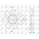 Paleta ventilator racire motor NRF diametru 460mm 7 palete pentru IVECO EUROCARGO I-III 8060.25R.4200-F4AE3681D 01.91-09.15