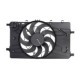 Ventilator radiator NRF cu carcasa pentru CHEVROLET CRUZE, ORLANDO; OPEL ASTRA J, CASCADA, INSIGNIA A, ZAFIRA C 398 mm, 12 V, 400 W
